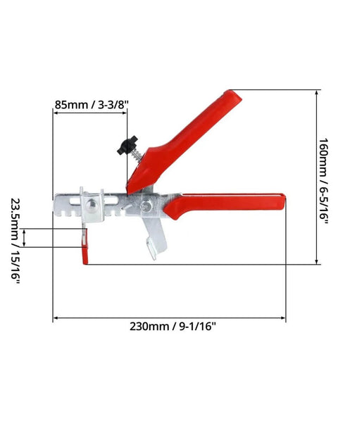 Tile Leveling Pliers For Quick Tile Installation And Lippage Prevention With High Tension PVC Handle And Ergonomic Grip 1 Pack