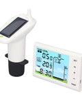 Smart Ultrasonic Water Level Sensor For Home Use Cordless Liquid Level Detector With Digital Display and control panel