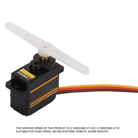 Metal Gear Analog RC Servo Motor Drive Set Four Piece, Rock Solid Shockproof And Stable Micro Gear Servo For Fixed Wings