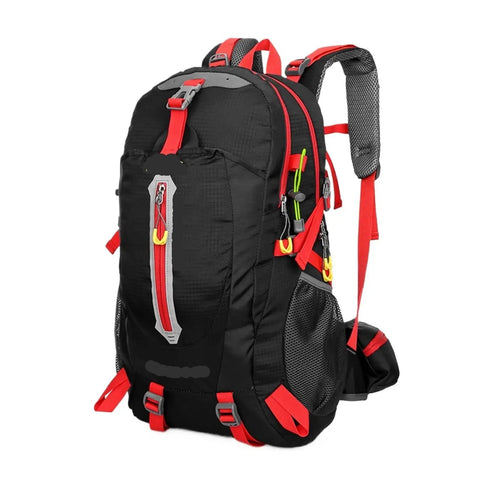 40L Water Resistant Travel Backpack For Camping And Hiking, Everyday Daypack And Trekking Bag For Outdoor Adventures, Weekend Ready Heavy Duty Rugged
