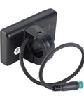 Rear view of S866 Electric Bike Display LCD Meter For Zero Point Nine Inch Handlebar Mount with 5 pin plug and wire