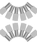 Stainless Steel Shelf Pins 5mm Nickel Finish Pack Of 150 for stable support and hidden mounting in cabinets, close-up view