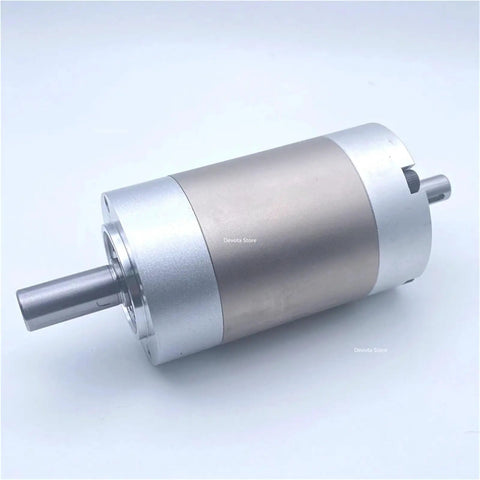 No Nonsense 60 Mm Double Shaft Planetary Reduction Gearbox PLS60 Servo Motor Speed Reducer Assembly with alloy body.