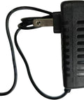 Snag This Heavy Duty Ac Dc Replacement Adapter For Electric Screwdrivers Featuring A Solid Five Foot Charging Cord And Universal Voltage Support For Quick Tool Repowers With Zero Hassle Or Setup Drama, side view showing plug and cable.