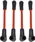 4 Pack 6 Inch Spark Plug Wires For OMC Johnson Evinrude Outboard Motors V4 To V6 10 To 235 HP Ignition Coil Wires With Stainless Steel Conductors