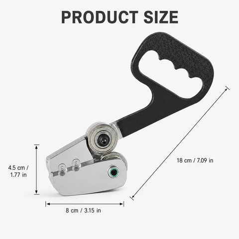 Handheld Metal Plate Cutter For Quick Clean Cuts No Power Needed Portable Sheet Metal Cutter With Non Slip Grip Handle Image