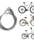 Sixteen Pack Bike Shifter Cables 1.9 Meter Stainless Steel Replacement Set for road, mountain, and hybrid bikes shown