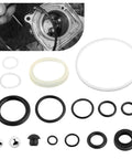 16 Piece Floor Jack Sealing Kit With O Rings And Oil Filler Plug, 3 Ton Hydraulic Jack Repair Set components displayed