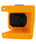Heavy Duty Cordless Mini Bench Grinder With Reinforced Guard And Slim Abs Frame for internal component view and design details.