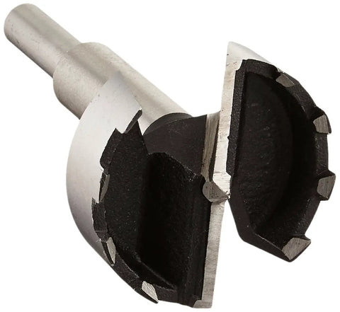 Close-up of a single bit from Forstner Bit Set 14-Piece With Open-Tooth Design For Clean Fast Holes And Flat Bottoms, smooth finish.