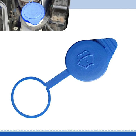 Ford Windshield Washer Fluid Cap Replacement for 2012 Through 2018, Direct Fit Wiper Reservoir Tank Cover, Plug And Play Easy Install, OEM CP9Z17A605A, Durable Blue Cap for Quick Fit and Leak Proof Service