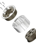 Beadlock Wheel Rim Set Aluminum Alloy RC Upgrade Part For One Eighteenth Scale Traxxas TRX4M And One Twenty Fourth Scale Axial SCX24 FCX24