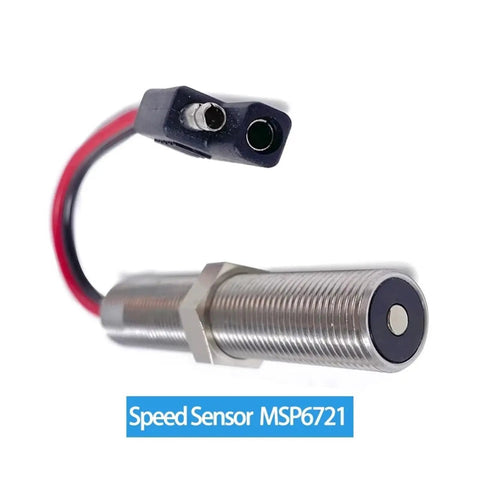 Speed Sensor Magnetic Pickup MPU For Generators And Industrial Machinery Replacement Part With Anti Vibration And Anti Interference Performance Ideal Spare For Power Units Diesel Engines Portable Gen Sets And Rotational Equipment MSP6721 threaded sensor with cable