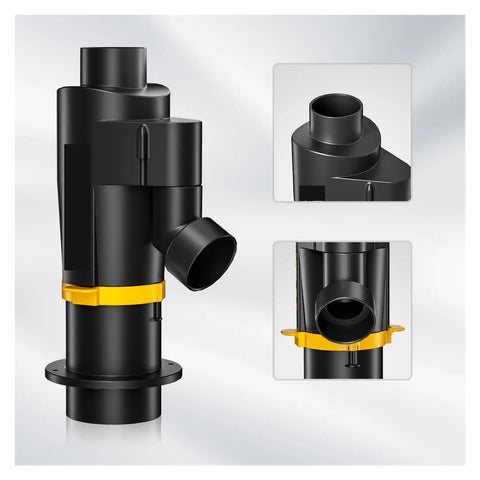 Heavy Duty Cyclone Separator Dust Collector With Dual Filter Elements And Serious Turbo Suction Vacuum Cleaner crafted for efficient ash extraction.