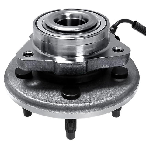 Front Wheel Bearing And Hub Assembly 5 Lug With ABS Fits Ford Explorer 2006 To 2010 All Models Explorer Sport Trac 2007 To 2010 Mercury Mountaineer 2006 To 2010 All Models Low Noise And Smooth Ride Direct Replacement