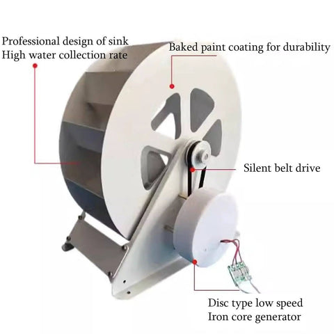 Hydro Water Turbine Generator For Low Flow Streams Mini Micro Hydroelectric Turbine Wheel Power Generator Water Wheel Turbine