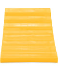 Camco yellow wheel chock, plastic block without rope, for stabilizing trailer or RV wheels