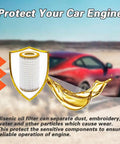 Mercedes Benz Oil Filter Direct Replacement For OE 0001802609 with protective features against contaminants