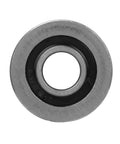Round Bottom Track Groove Pulley Bearing for Industrial Automation and Photography Equipment Stainless Steel Sliding Roller 8x22.5x14.5mm, front view