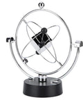 Magnetic Swing Kinetic Orbital Desk Ornament For Your Office Space With Smooth 3D Pendulum Motion Space Themed Decor That Sparks Creativity And Vibe Easy Setup Modern Sleek Office Accessory, black base