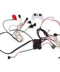 24V 40A DIY Wiring Harness Kit for Electric Toy Cars with 2 4G Remote, cables and components for 12V to 24V power upgrade