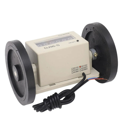 Mingzhe Precision Machined Measuring Wheel, Digital Distance Measurement with electronic counter display and rubber wheels.
