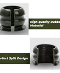 Honda Steering Rack End Tie Rod Kit Replaces 53221 HC4 000 53211 HC4 000 Fits TRX models black rubber split boot