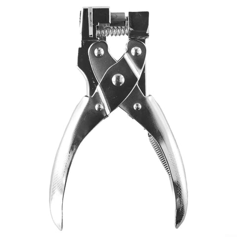 Heavy Duty Zinc Alloy T Slot Puncher Plier for PVC ID Cards Makes Crisp 2mm Holes With Zero Burrs, silver design