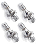 Top Rated 4 Piece Car Wheel Studs Compatible With Peugeot 308 And 406 Models Years 2007 Through 2014 Plus 1995 To 2004 Tire Lug Hub Screws Nuts Kit chrome steel