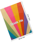Rainbow Color Waterproof Poly Mailer Bags 100 Count Self Sealing Shipping Envelopes For Clothes Tough As Nails Tear Resistant 25x33 cm