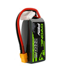 Beefy 4S LiPo Battery 2200mAh 14.8V 35C With XT60 Connector for RC drones, soft casing, side view