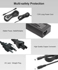 Peloton Replacement Power Cord 12V 5A AC DC Charger for PLTN RB1V1 RB1VO RB1VQ Gen 1 2 3 Bikes with multi-safety features