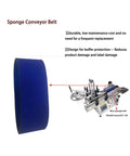 Sponge Conveyor Belt for Labeling Machine MT-130 MT-200, 770mm by 120mm, 10mm Thick, blue sponge belt for MT-130 labeler