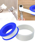 30 Roll Pack Of PTFE Thread Seal Tape One Half Inch By Three Hundred Ninety Four Inches White Teflon Pipe Sealant Tape displayed.