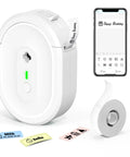 No Sweat Bluetooth Label Maker Mini Thermal Printer Pocket Sized Wireless Labeling Machine for quick errands with labels.