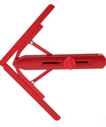 Slick Foldable Miter Saw Angle Duplicator And 180 Degree Protractor, red aluminum tool for woodworking gauge precision cutting.