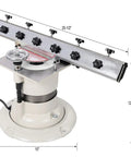 Aynuma 25 Inch Knife Grinder Machine With 1/2 Horsepower Motor And 6 Inch Grinding Wheel with adjustable holder at 10-90 degrees.