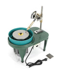 Gem Faceting Machine For Jewelry Making 110V Rock Bench Polisher And Grinding Lathe Tool Pro Grade Compact 6 Inch Polishing Disc