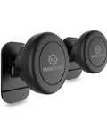 Magnetic Car Mount 2 Pack Universal Stick On Dashboard Phone Holder With Strong Magnets And Swift Snap Technology for phones and tablets