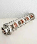 2 Inch Distillation Column Kit With 4 Borosilicate Glass Columns 5 Copper Bubble Plates Tri Clamp Fittings side view
