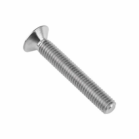 Titanium M6x40mm Countersunk Hex Socket Cap Screws Set - 4 Pack, Flat Head Bolts, 12mm Head Diameter, DIN7991, 6AL/4V Gr5 Titanium