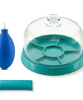 3 In 1 Watch Cleaning Kit For Pro Repairs With Dust Free Putty 6 Compartment Tray And Rubber Air Blower