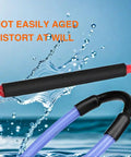 Close-up of waterproof heat shrink tubing sealing a red wire with water backdrop, part of 180 Piece Heat Shrink Tubing Kit With Adhesive Three To One Ratio Waterproof Wire Wrap Tubing In Seven Sizes For Auto Electrical Repairs Marine Electrical DIY Projects Black Super Handy.