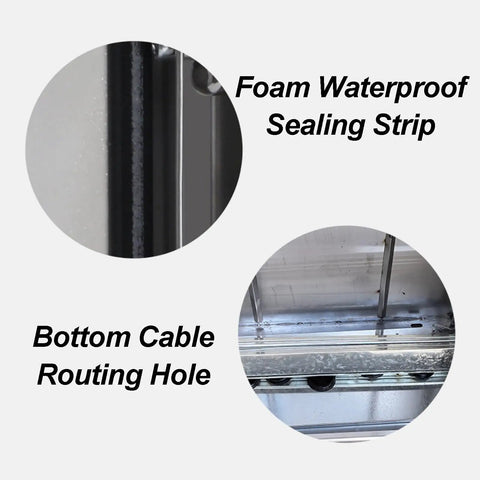 Rugged 304 Stainless Steel Electrical Enclosure Outdoor Weatherproof Junction Box Floor Standing With Slanted Top For Easy Water Runoff And Tight Interior Seals Industrial Grade Safe And Durable, foam seal and bottom cable hole