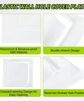 Heavy Duty Drywall Access Panel Nine Point Nine Inch Ceiling Repair Cover with waterproof ABS for concealing pipes.