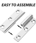 Heavy Duty Stainless Steel Door Hinge Set With Lift Off Detachable Design for doors and windows shown easily assembling