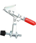 Heavy Duty Quick Release Clamp Jig Set 5 Pcs M5x46mm Holds Up To 110 Lbs 50 Kg Galvanized Iron With Plastic Tips GH101A