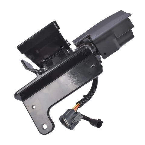 Top Shelf Right Power Running Step Motor Assembly Replacement For 2021 To 2025 Cadillac Escalade Suburban, black motor unit with connector.