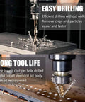 Premium 99 Piece Cobalt Drill Bit Set 1.5 To 10Mm Range Precision Ground for stainless steel and wood drilling in action.