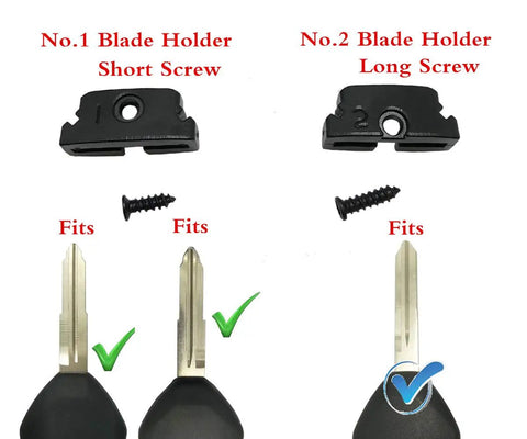 Replacement Key Fob Shell Case For Mitsubishi Eclipse 2006 2012 Endeavor blade holder screws with key blades fit diagram